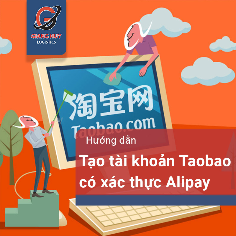 Tạo tài khoản taobao có địa chỉ kho hàng và xác thực alipay