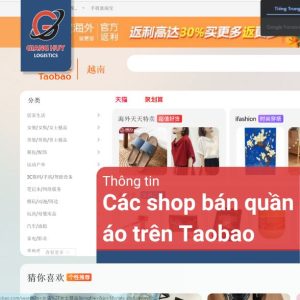 các shop quần áo trên taobao