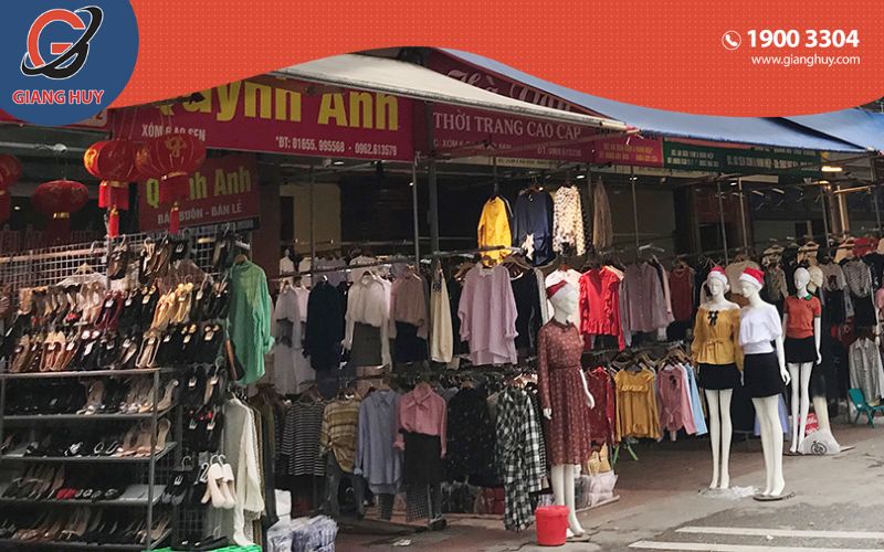 Nhập áo ở các chợ đầu mối Việt Nam