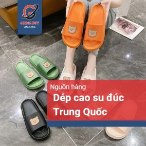 Top 4 nguồn hàng dép cao su đúc Trung Quốc đẹp, giá rẻ