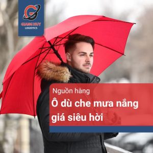 Cách nhập ô dù che mưa nắng giá siêu hời cho dân buôn