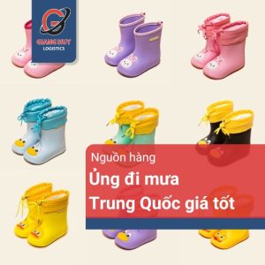 Cách nhập sỉ ủng đi mưa Trung Quốc