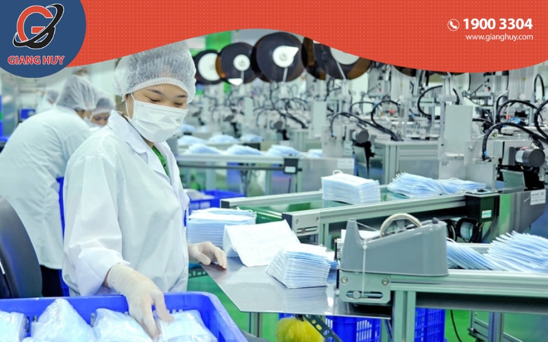 Nhập khẩu trang y tế chính hãng trực tiếp tại xưởng sản xuất của Trung Quốc