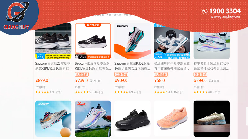 Link  shop giày sneaker Trung Quốc