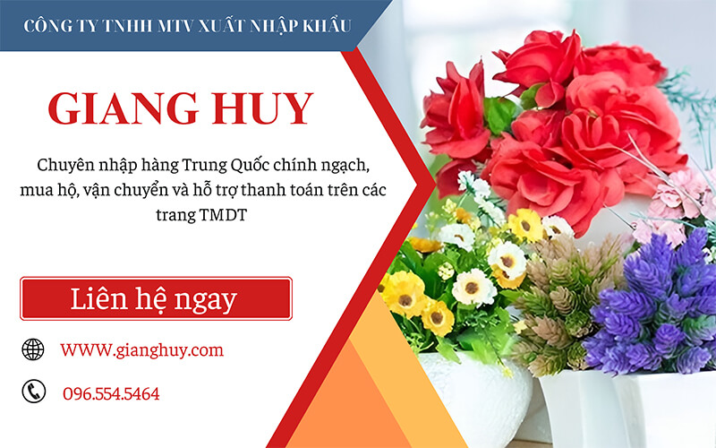 Dịch vụ cung cấp hoa giả giá rẻ tại Giang Huy