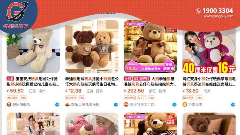 Lưu ý khi tìm hàng bằng hình ảnh trên Taobao