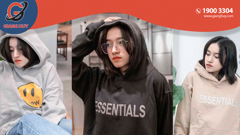 Áo hoodie Trung Quốc thiết kế trẻ trung, hiện đại