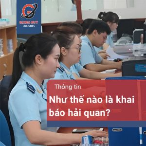 Khai báo hải quan là gì