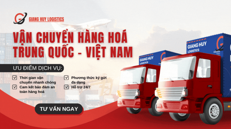 Dịch vụ vận chuyển hàng hoá Việt - Trung tại Giang Huy