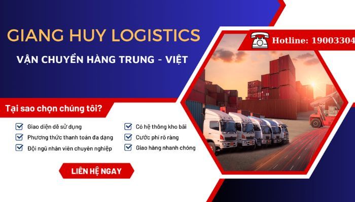 Giang Huy Logistics - Địa chỉ giao nhận hàng hóa xuất nhập khẩu uy tín