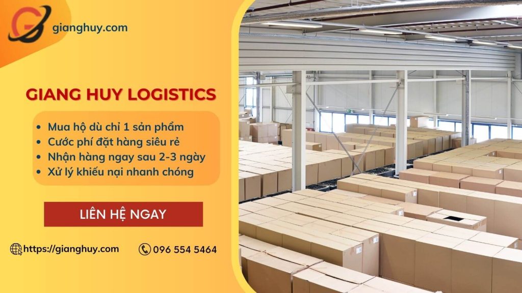 Liên hệ Dịch vụ order hàng hóa trên Taobao uy tín tại Giang Huy Logistics