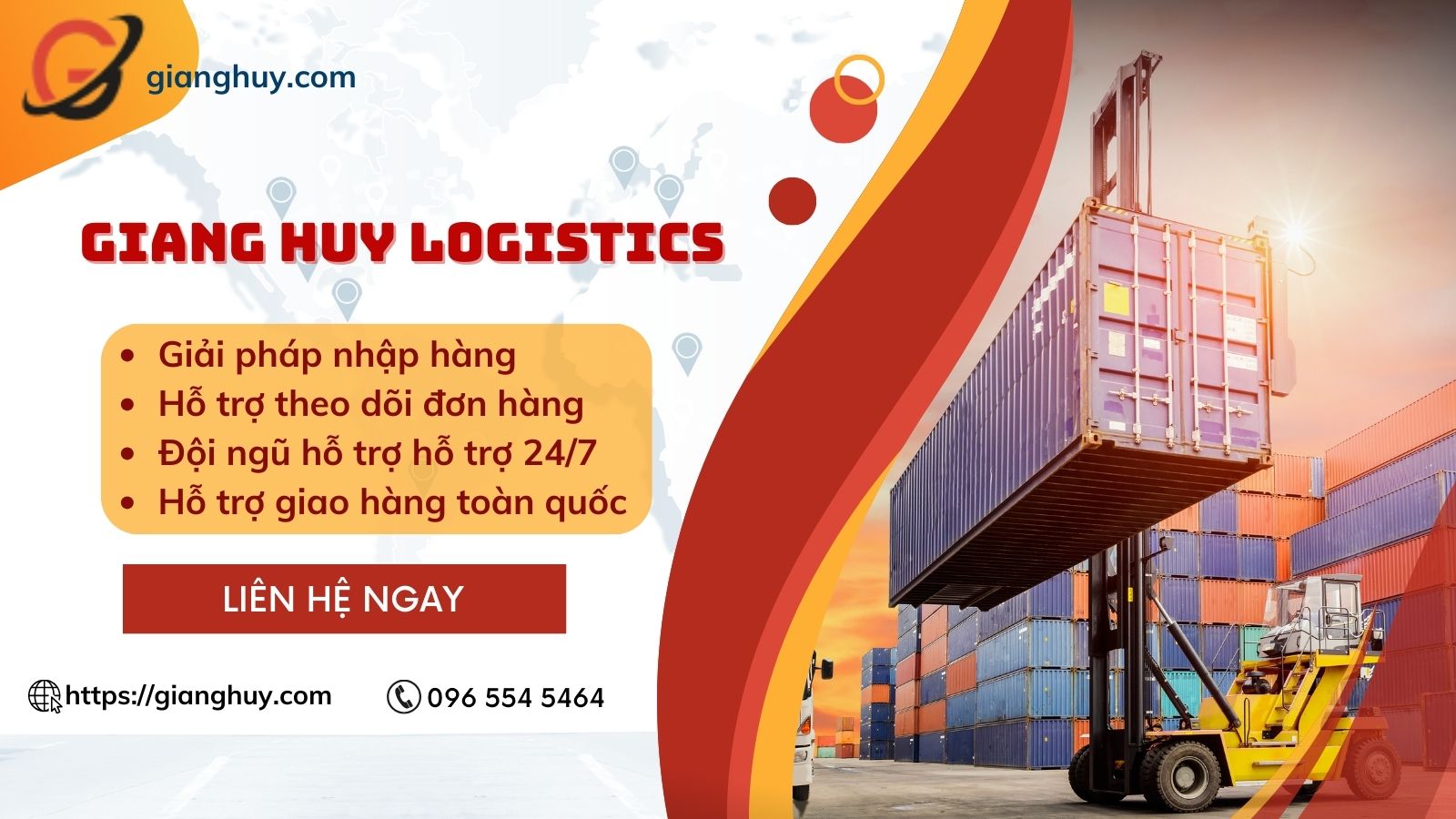 Liên hệ Giang Huy Logistics