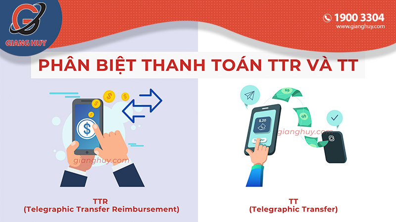 Khác nhau giữa phương thức thanh toán TT và TTR