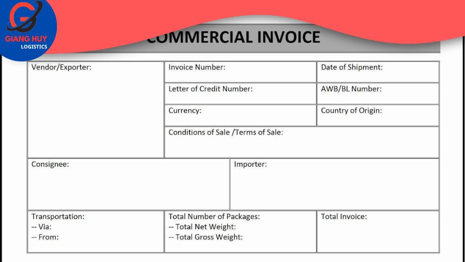 Commercial Invoice