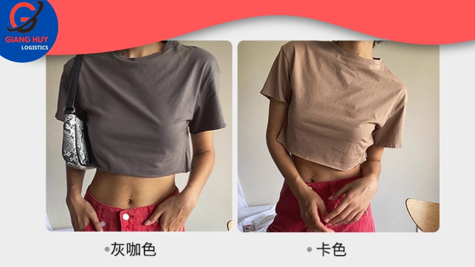 Các sàn trang thương mại sỉ nguồn áo Croptop chất lượng