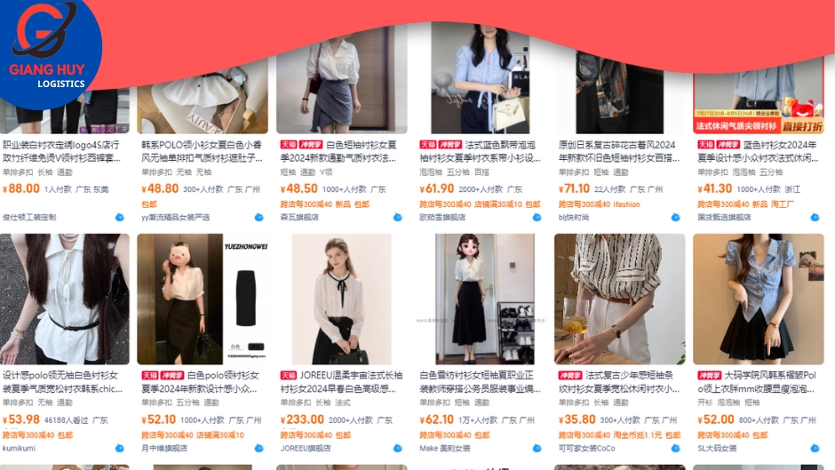  10 thương hiệu đầm công sở bán chạy trên Taobao
