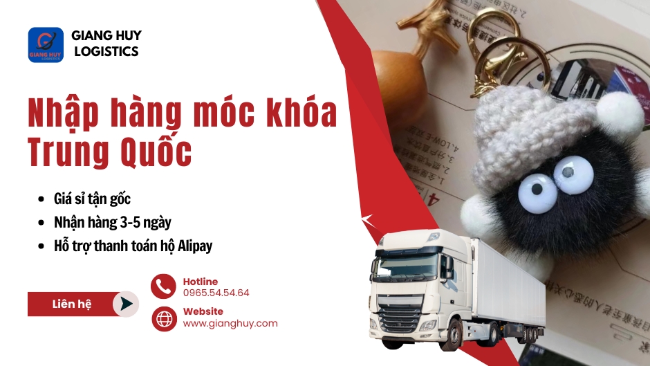 Giang Huy Logistics nhập hàng charm móc khóa