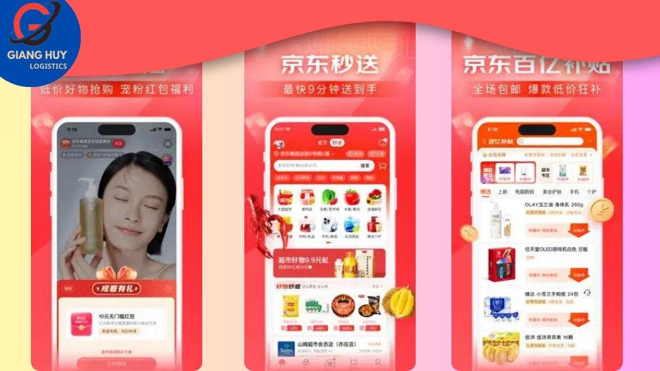 JD.com là ứng dụng mua sắm nổi tiếng tại Trung Quốc với đa dạng hàng hóa