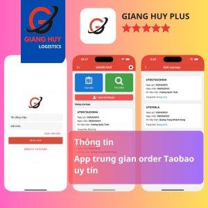 app trung gian order Taobao uy tín