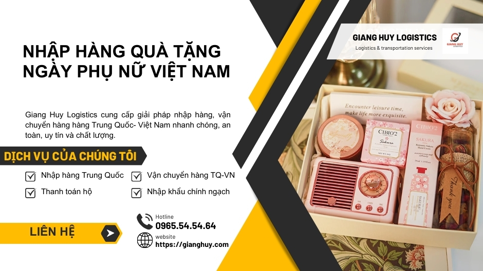 nhập hàng quà tặng ngày phụ nữ việt nam