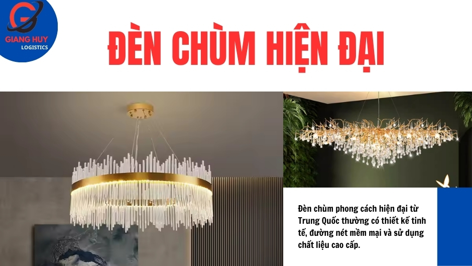 Đèn chùm là lựa chọn hoàn hảo cho phòng khách hoặc sảnh lớn