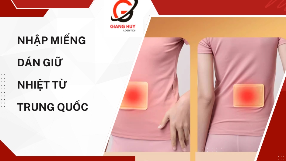 Quy trình đơn giản để nhập nguồn hàng miếng dán nhiệt Trung Quốc