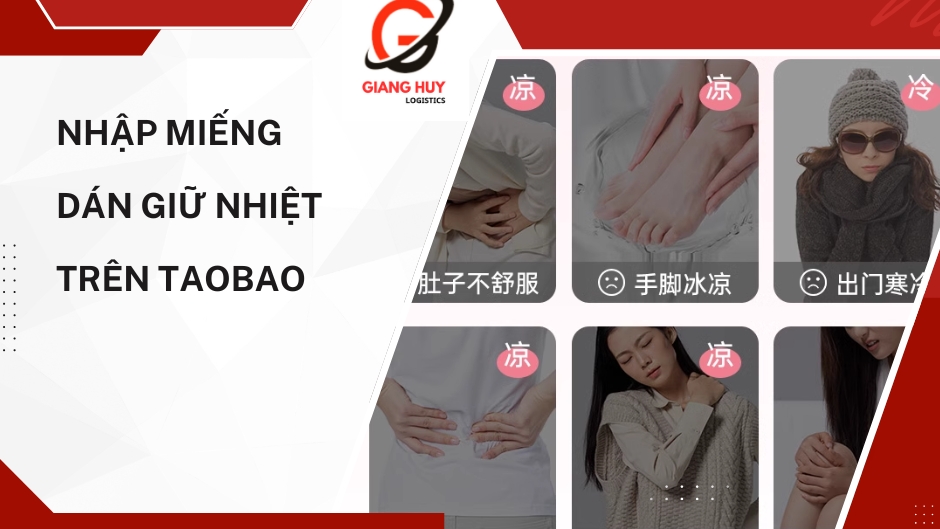 Cách để nhập sỉ miếng dán giữ nhiệt Trung Quốc giá tốt