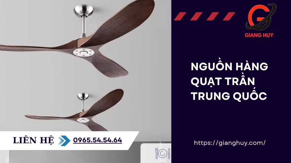 Ưu điểm vượt trội của quạt trần Trung Quốc