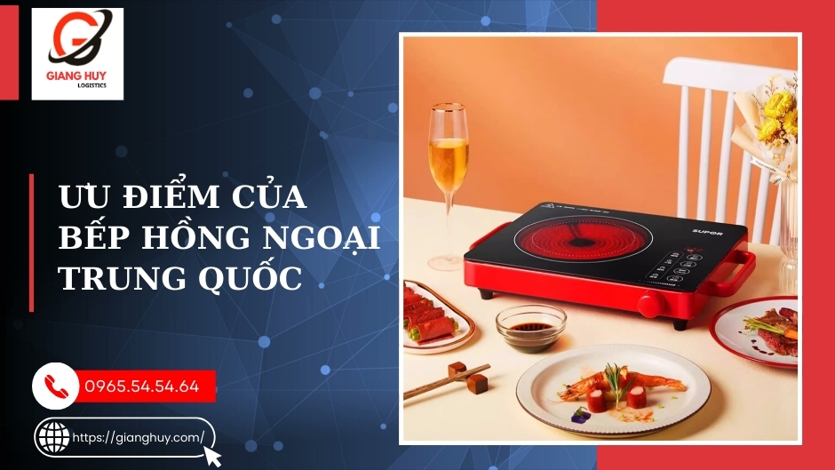 Bếp hồng ngoại Trung Quốc được thiết kế với kiểu dáng đa dạng