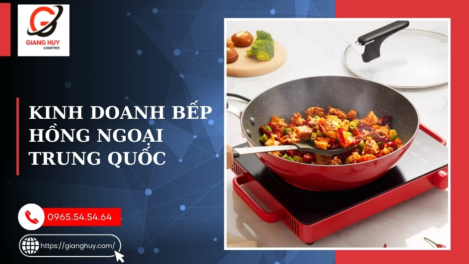 Bếp hồng ngoại được thiết kế với bảng điều khiển đơn giản