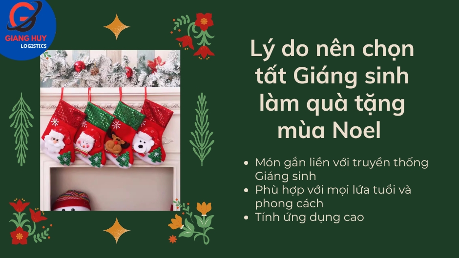 Ngoài giá trị trang trí, tất Giáng sinh còn là món đồ giữ ấm rất hữu dụng