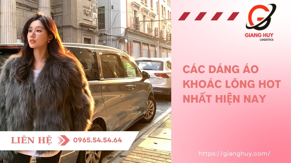 Các dáng áo khoác lông hot nhất hiện nay