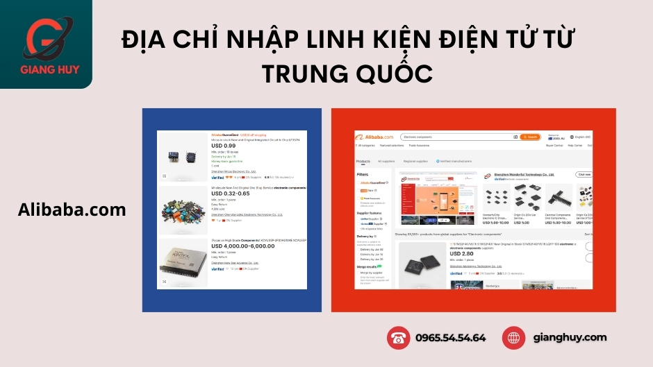 nhập khẩu linh kiện điện tử từ trung quốc