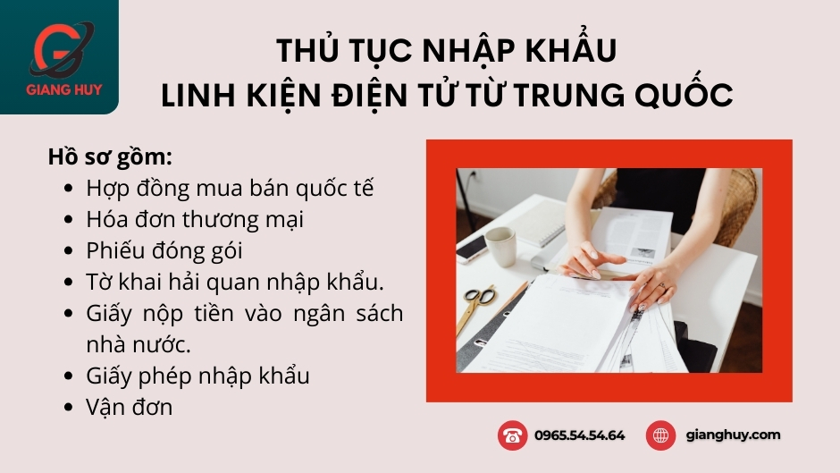 nhập khẩu linh kiện điện tử từ trung quốc