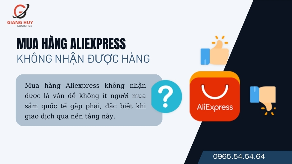 mua hàng aliexpress không nhận được