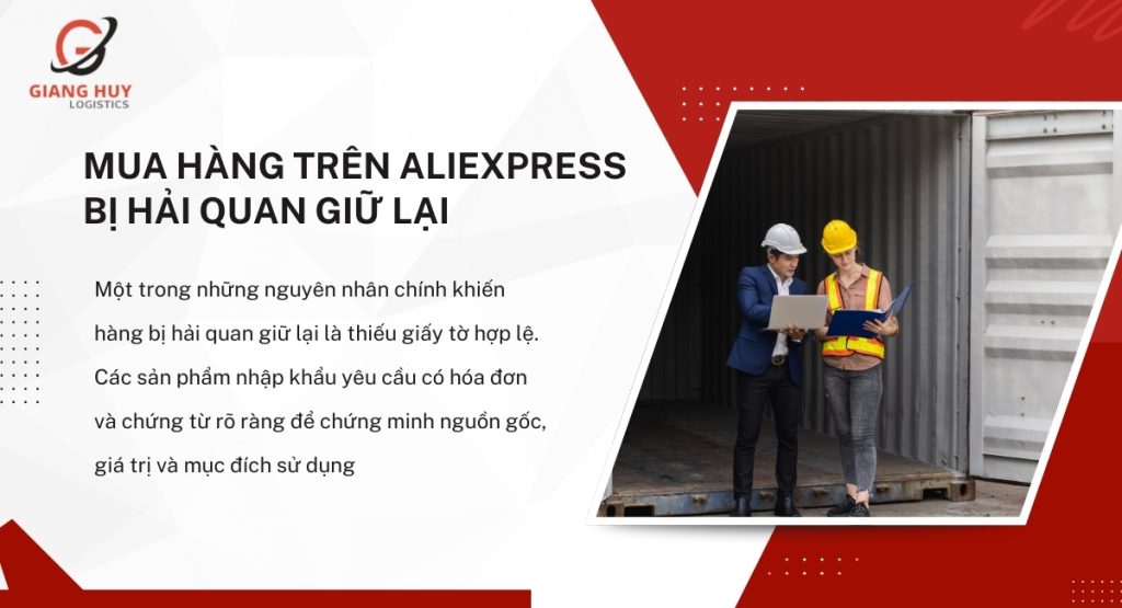 mua hàng trên aliexpress bị hải quan giữ lại