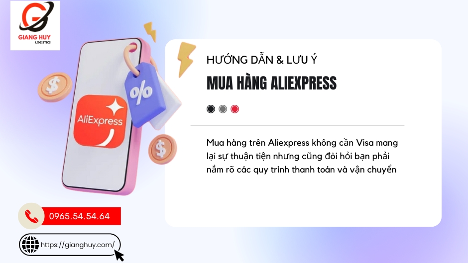 mua hàng trên aliexpress không cần visa