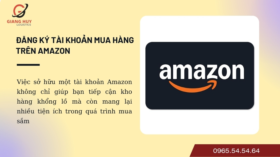 Cách tạo tài khoản mua hàng trên amazon