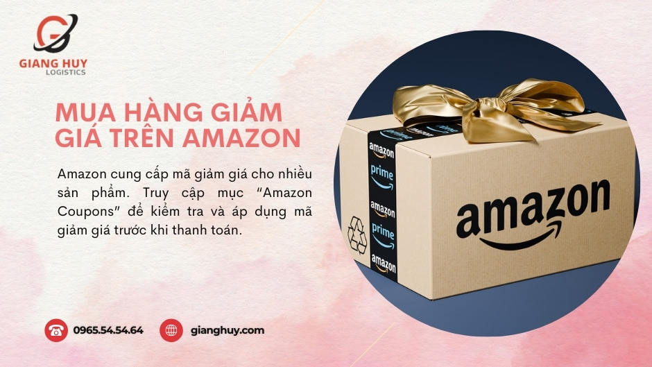 Cách mua hàng giảm giá trên amazon