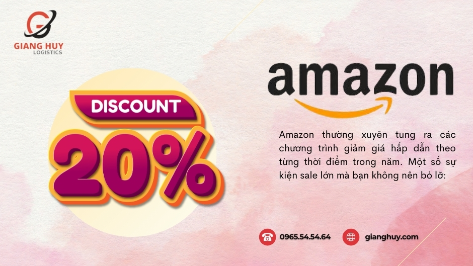 Mua hàng giảm giá trên Amazon