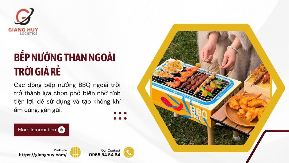 Bếp nướng than ngoài trời giá rẻ