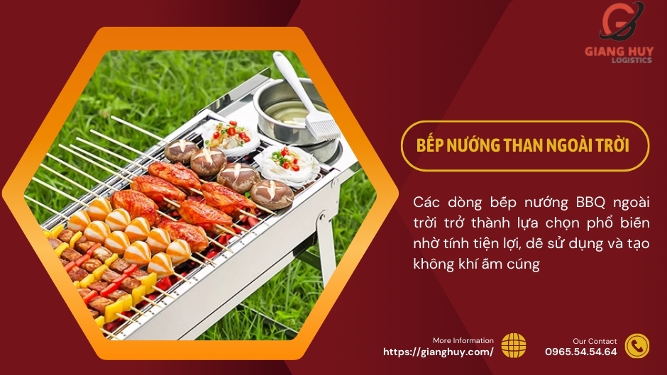 Bếp nướng bbq ngoài trời