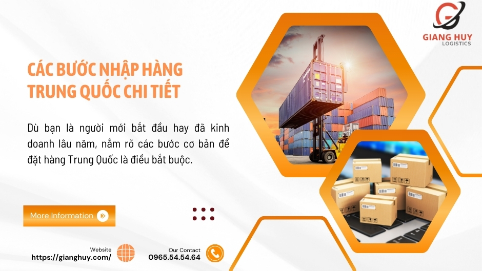 Các bước nhập hàng Trung Quốc về Việt Nam mới nhất: Hướng dẫn chi tiết từ A-Z 1 Các bước cơ bản để nhập hàng Trung Quốc về Việt Nam