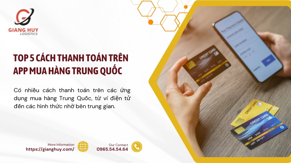 Top 5 cách thanh toán trên các ứng dụng mua hàng Trung Quốc 1 Thanh toán hàng Trung Quốc an toàn