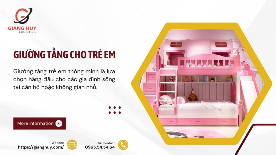Giường tầng trẻ em thông minh