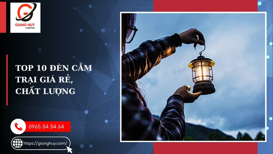 Top 10 đèn cắm trại giá rẻ, chất lượng
