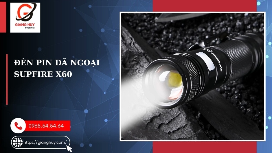 Đèn pin dã ngoại Supfire X60