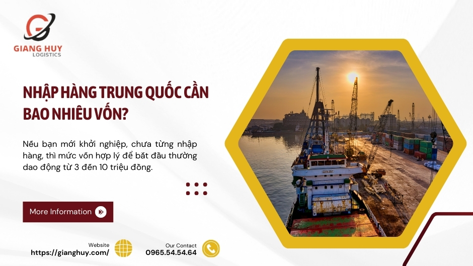 Nhập hàng Trung Quốc cần bao nhiêu vốn? Hướng dẫn nhập hàng hiệu quả 1 Nhập hàng Trung Quốc cần bao nhiêu vốn