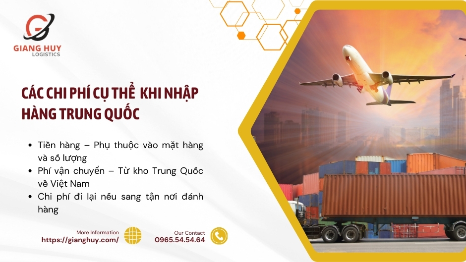 Nhập hàng Trung Quốc cần bao nhiêu vốn? Hướng dẫn nhập hàng hiệu quả 2 Các chi phí cơ bản khi nhập hàng Trung Quốc