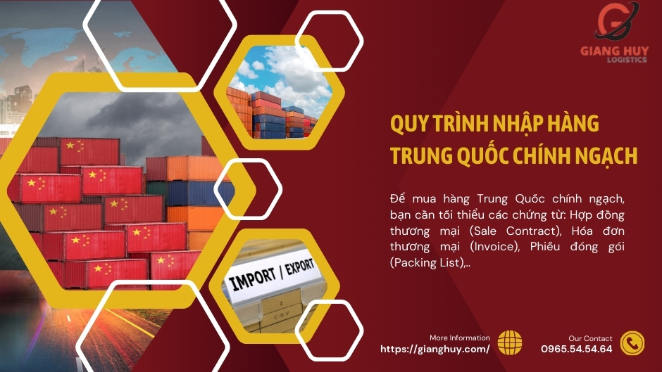 Mua hàng Trung Quốc chính ngạch - Toàn bộ quy trình & Lưu ý 2 Quy trình mua hàng Trung Quốc chính ngạch